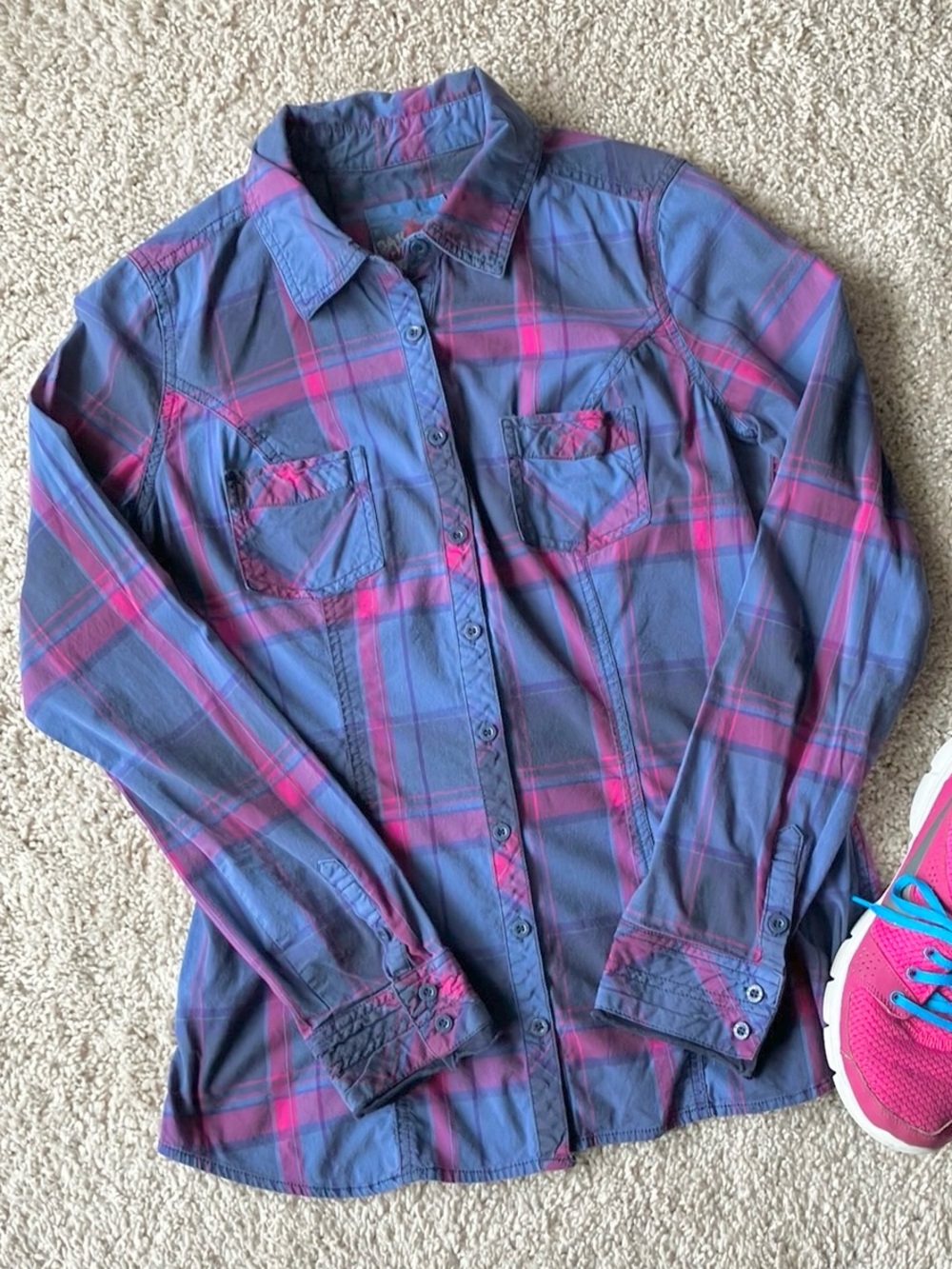 Garage | Plaid Button Down Shirt